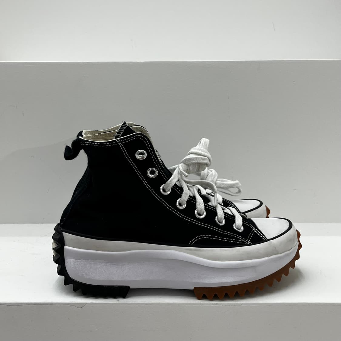 컨버스 런스타 하이크 하이 블랙 화이트 230 상품이미지5