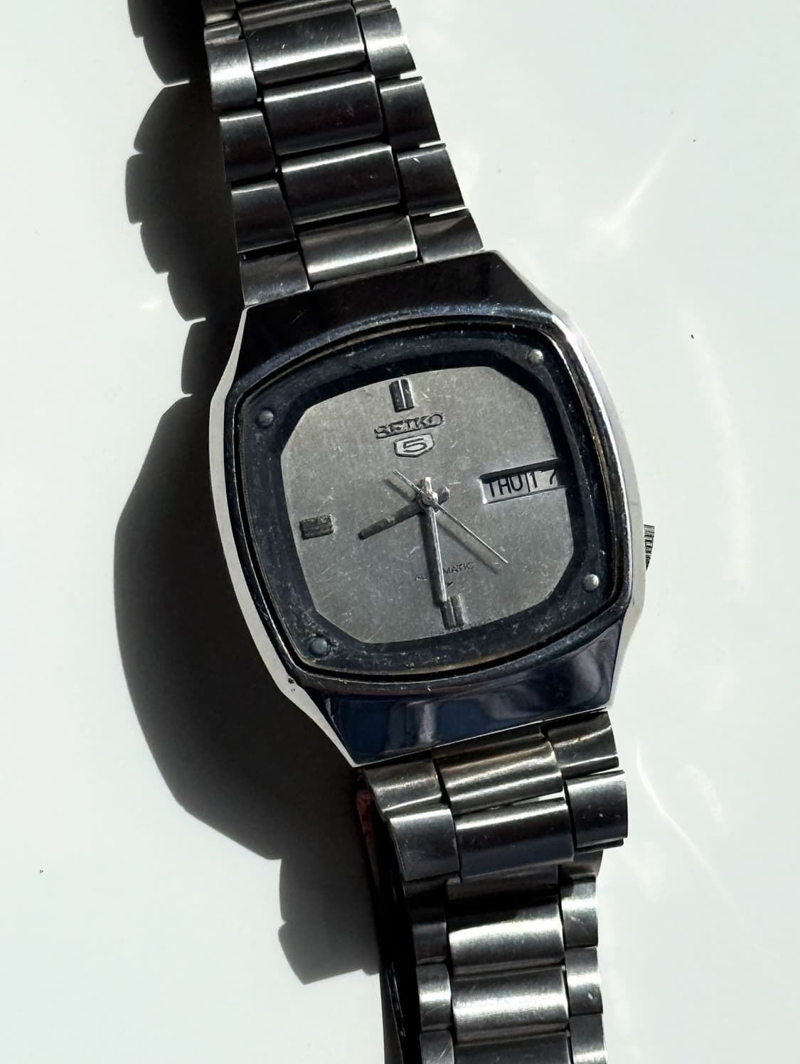 80s Seiko5 Automatic Vintage Metal Watch 상품이미지1