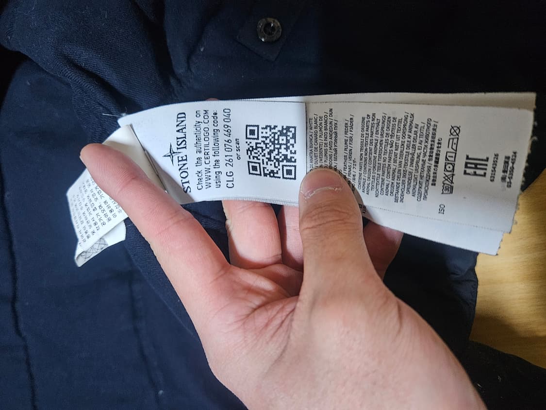 정품 스톤아일랜드 마이크로랩스 구스다운 패딩M사이즈 상품이미지6