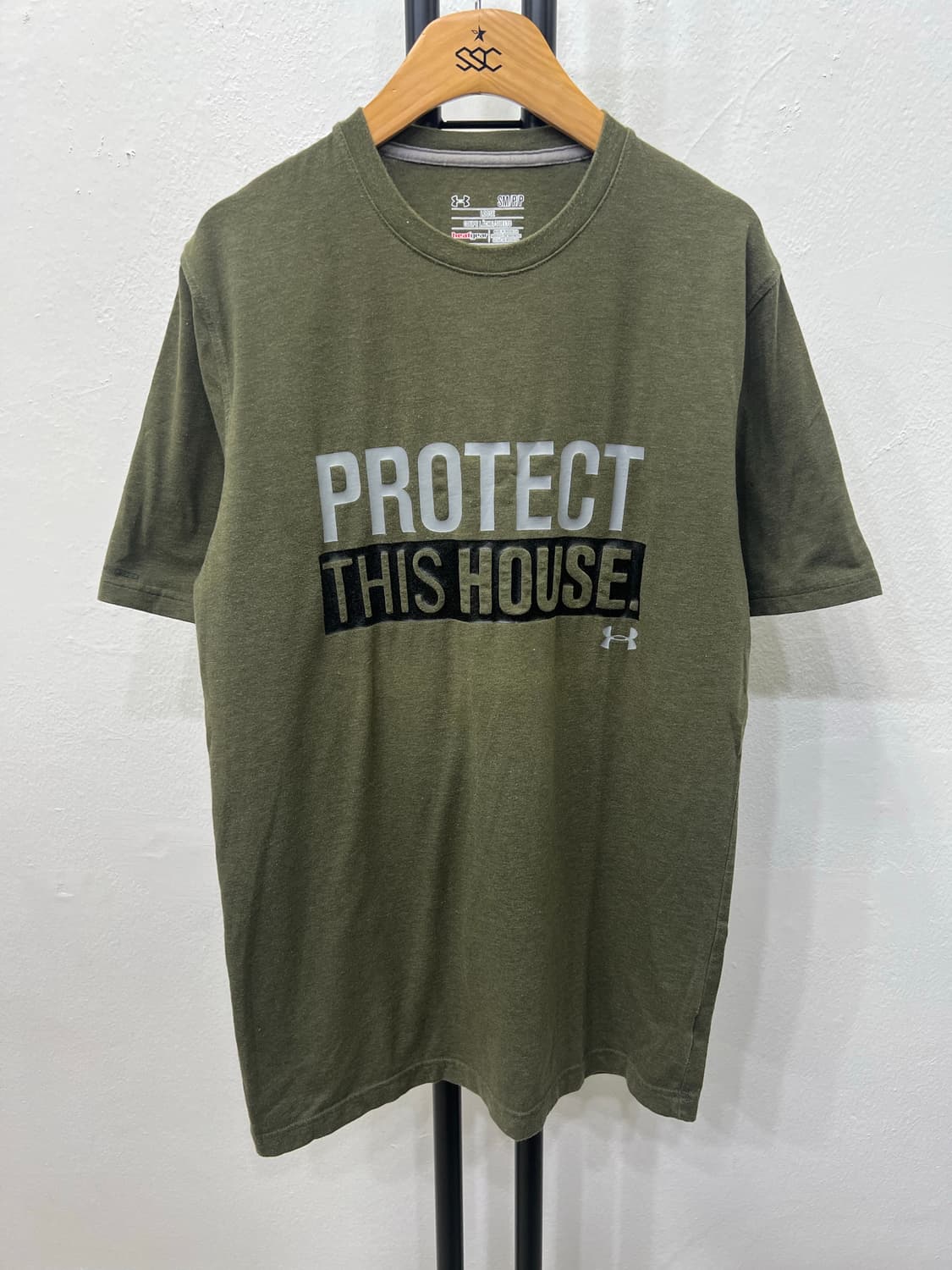 정품) 언더아머 PROTECT 반팔티 올리브 S  상품이미지1