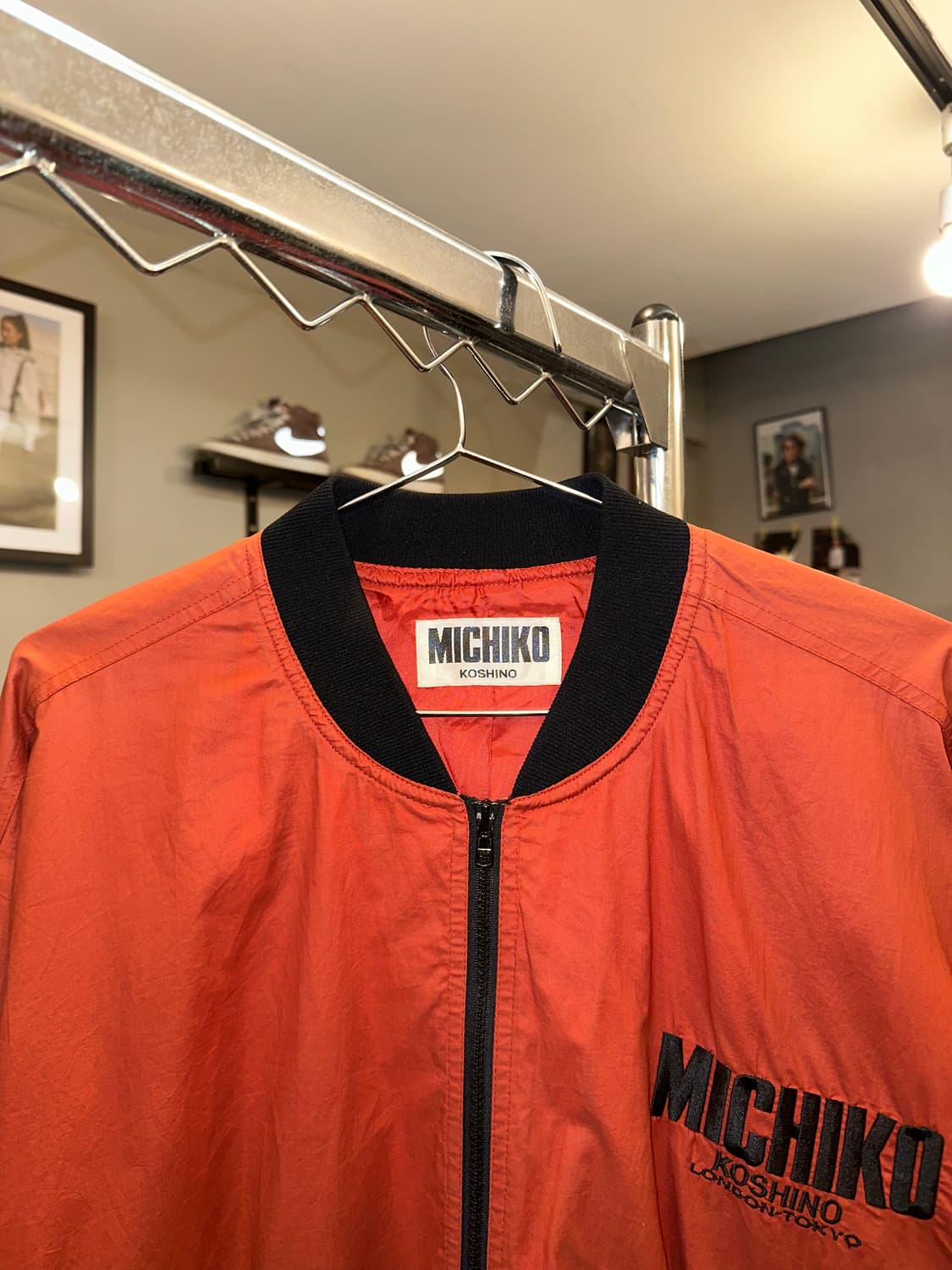 90‘s Michiko Koshino nylon patch jacket 상품이미지4
