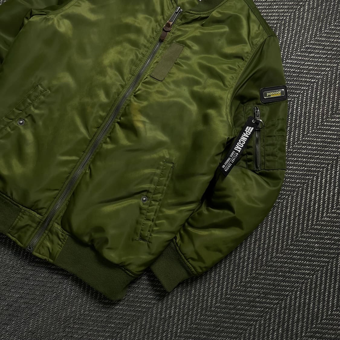 팬콧 MA-1 항공 블루종 점퍼 카키o 4945 상품이미지3