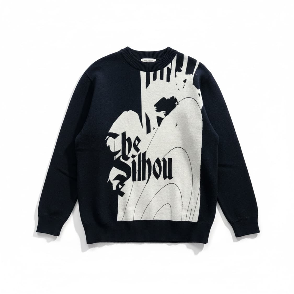 ETCE SILHOUETTE  그래픽 니트 L 상품이미지1