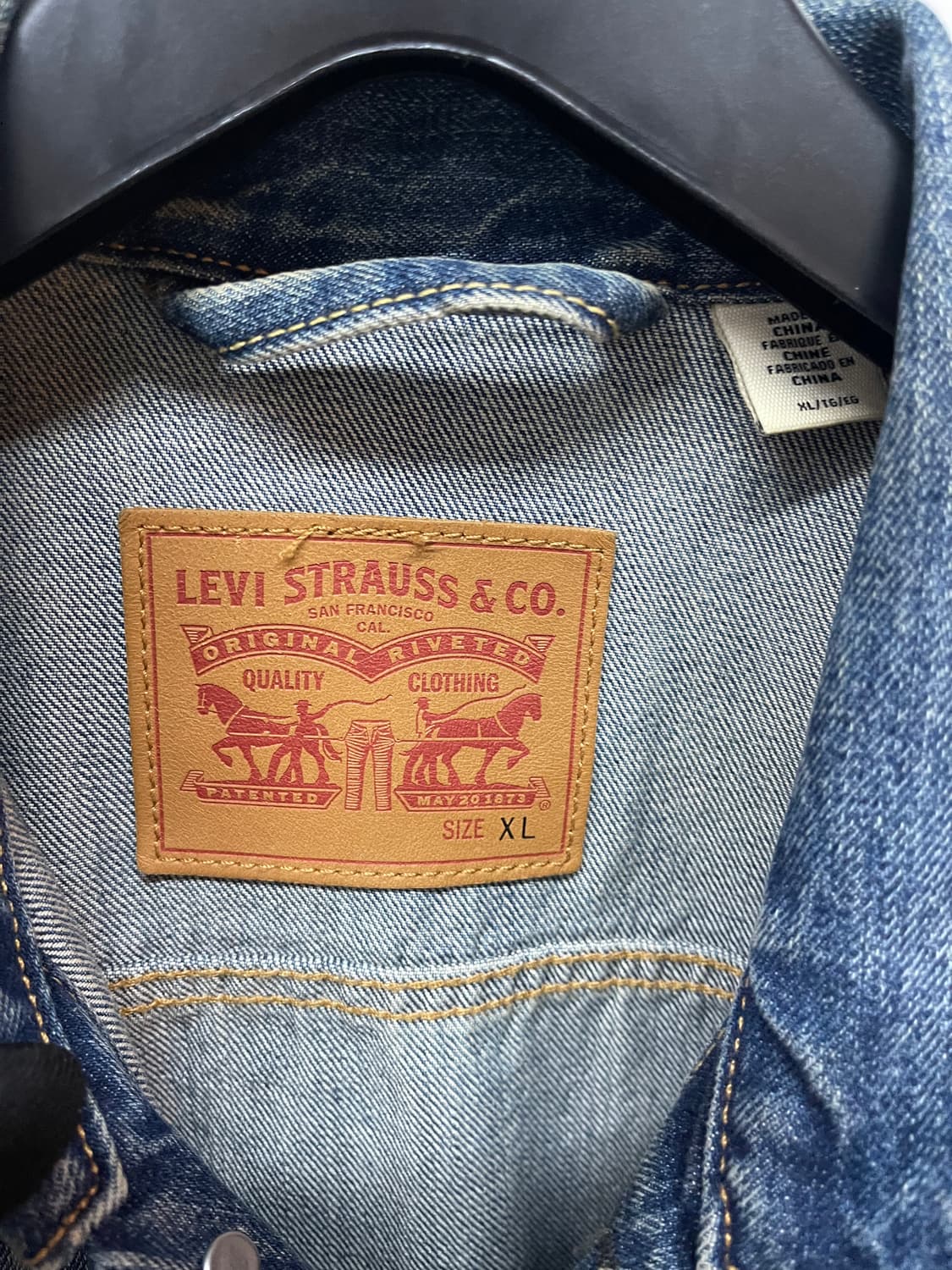 정품 리바이스 데님 자켓 XL 상품이미지5