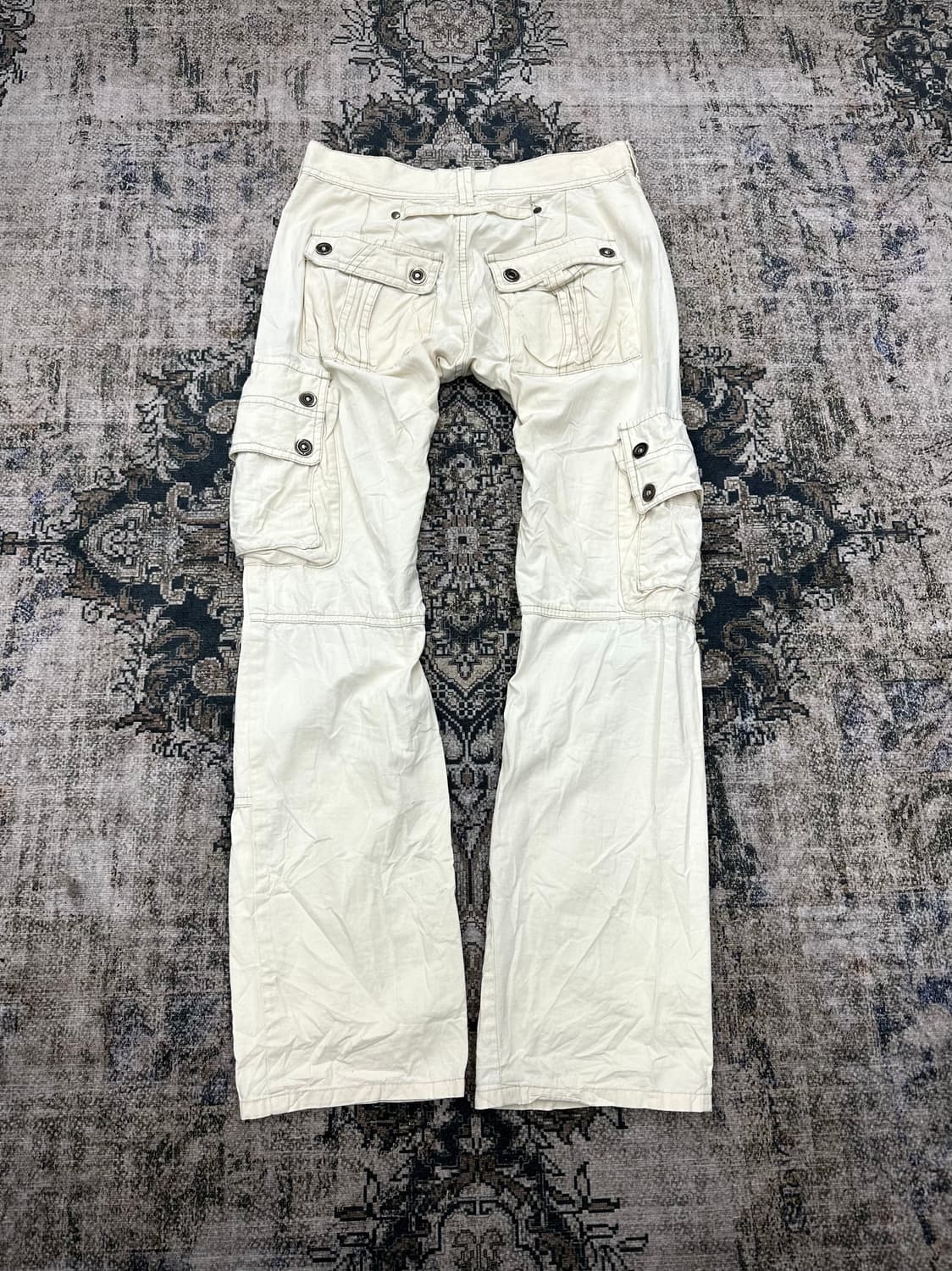 Tornado mart white cargo pants 상품이미지4
