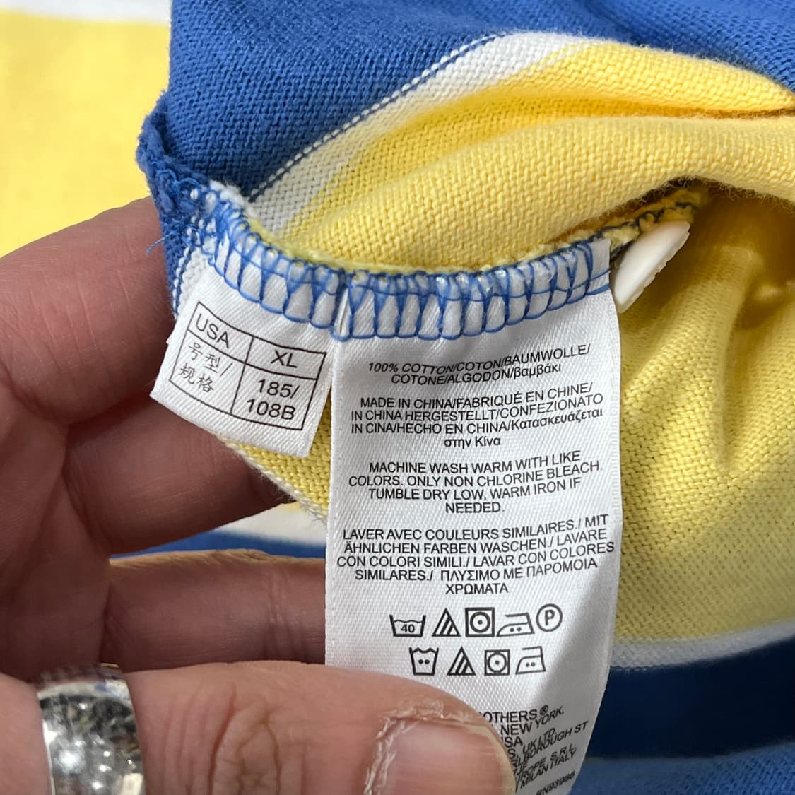 브룩스브라더스 스트라이프 반팔카라티 s10490 상품이미지7