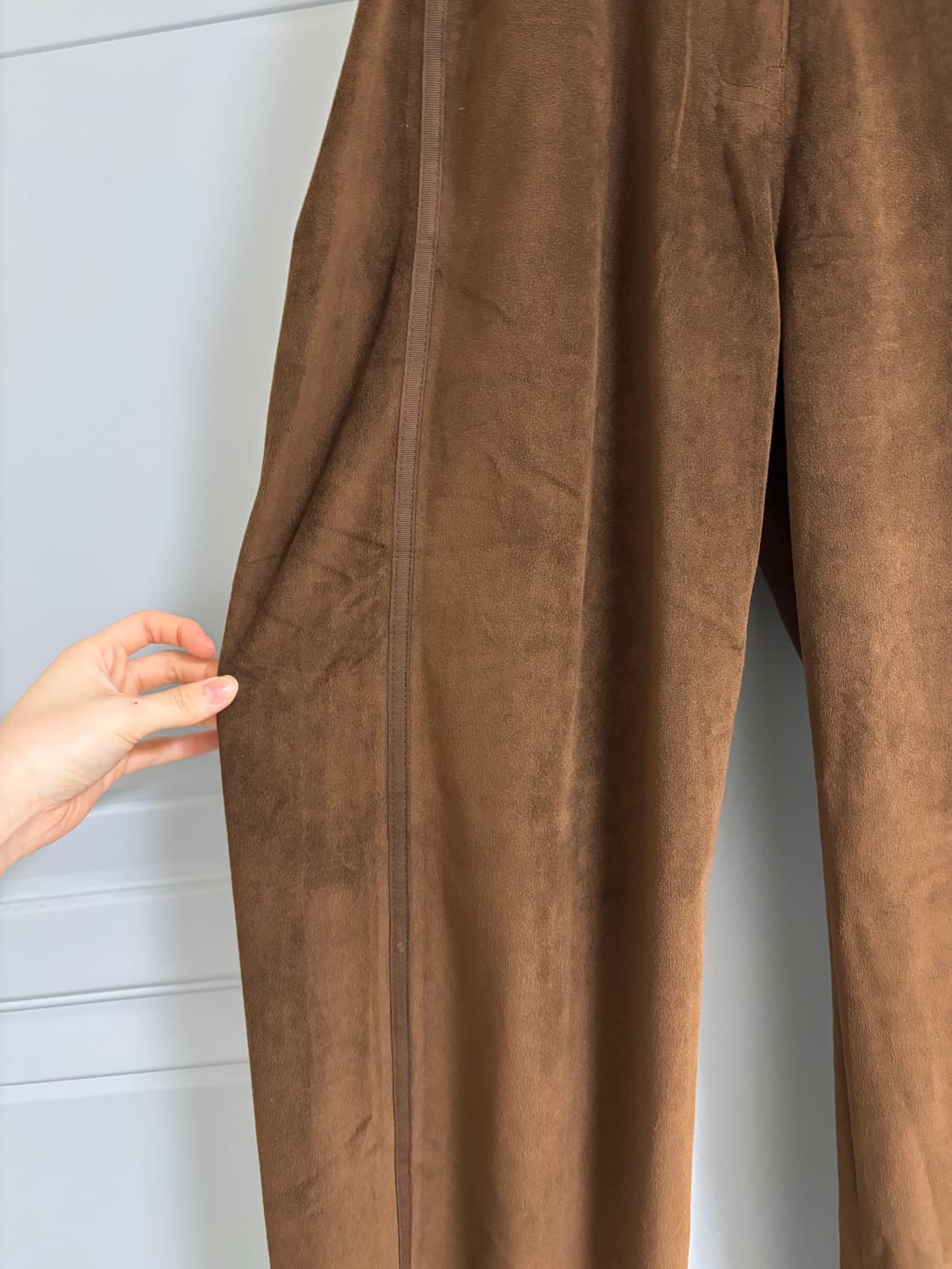 아모멘토 벨벳와이드 레그팬츠 상품이미지3