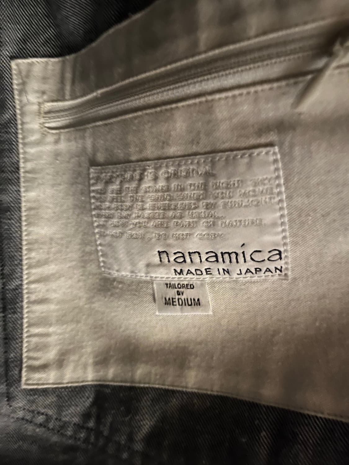 23FW 나나미카 데님 자켓 인디고 M 상품이미지3