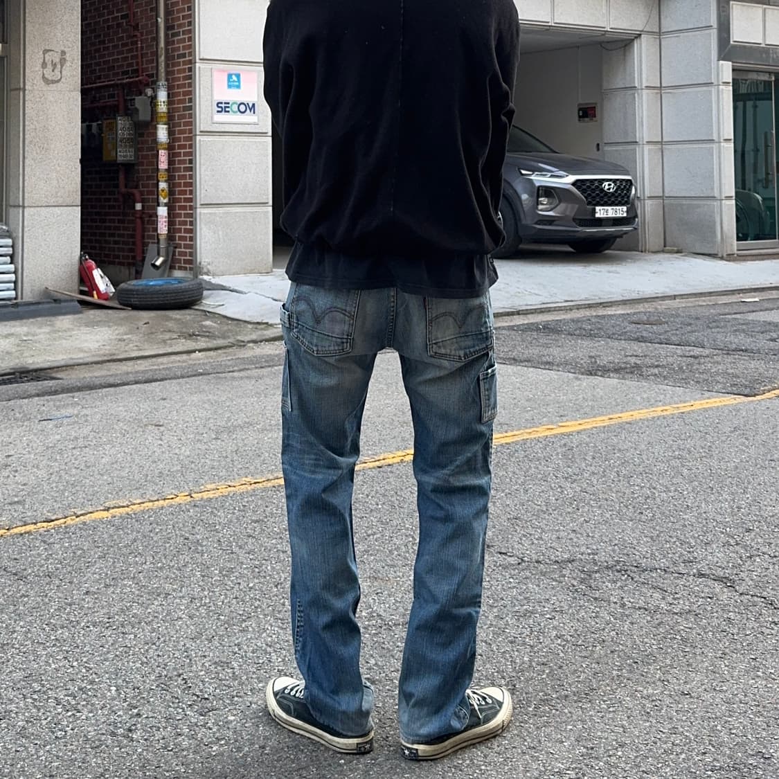 00s 리바이스 JPN 505 데님 카펜터 팬츠 상품이미지1