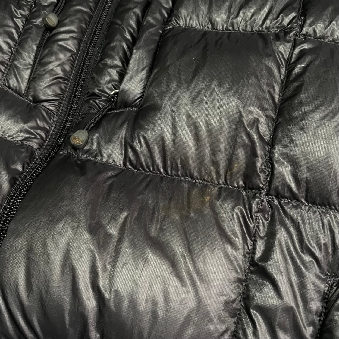 [M] 몽벨 EX1000 경량 다운 패딩 블랙 후드 상품이미지6