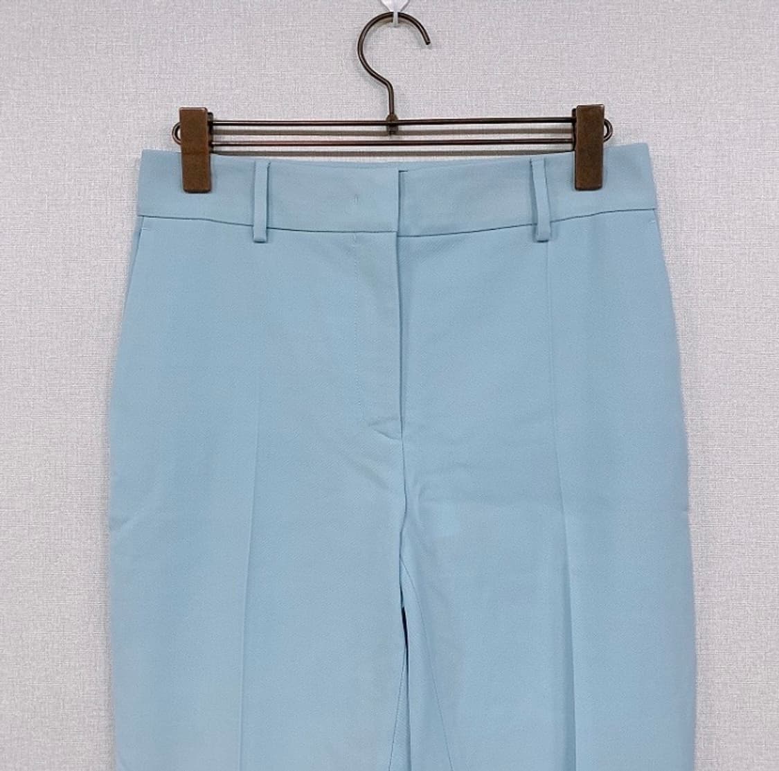 세드릭 찰리어 여성 스카이블루 울 테이퍼드 팬츠 초특가 상품이미지2