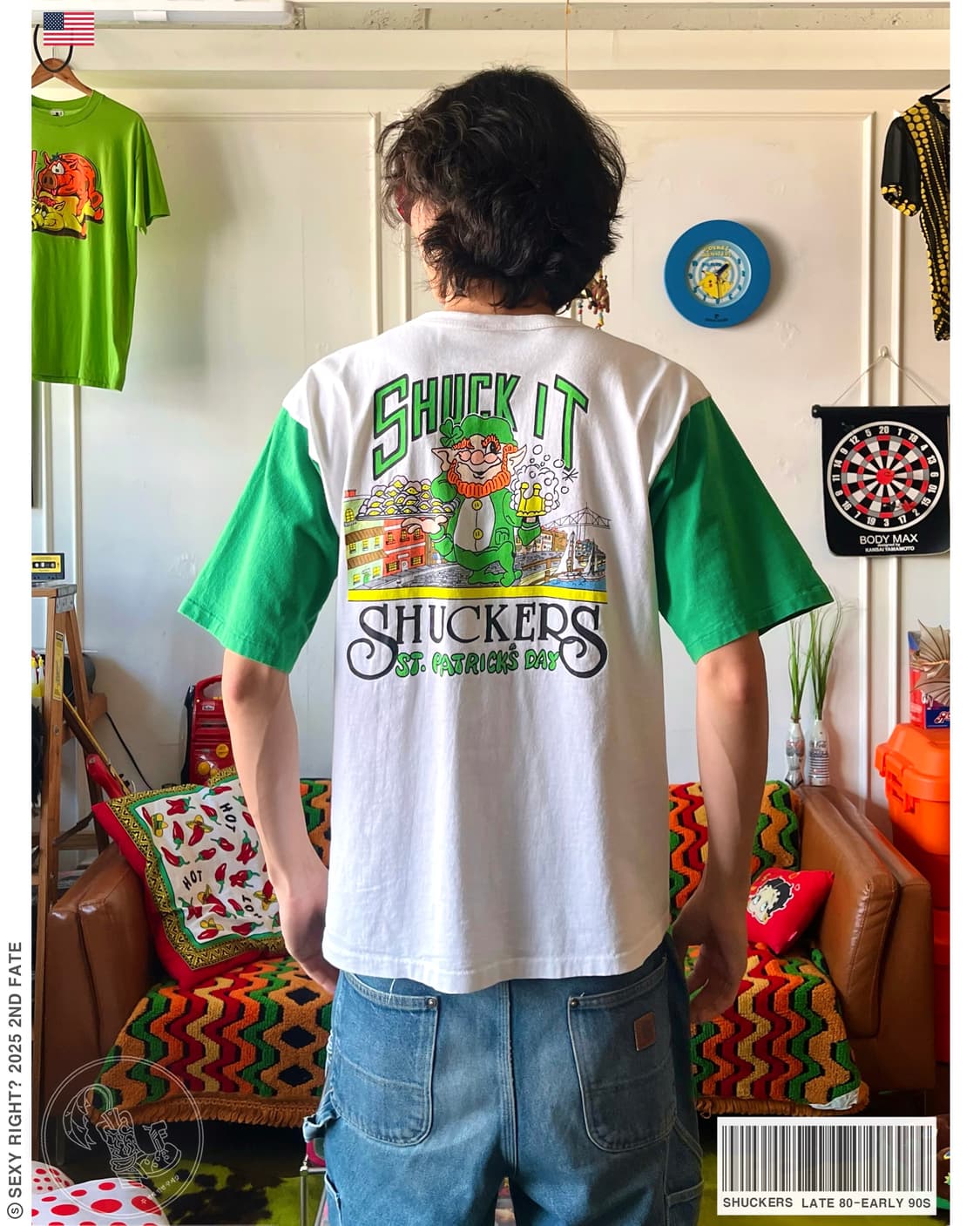 1980-90s "Shuckers“ USA Vintage T-Shirt 상품이미지1