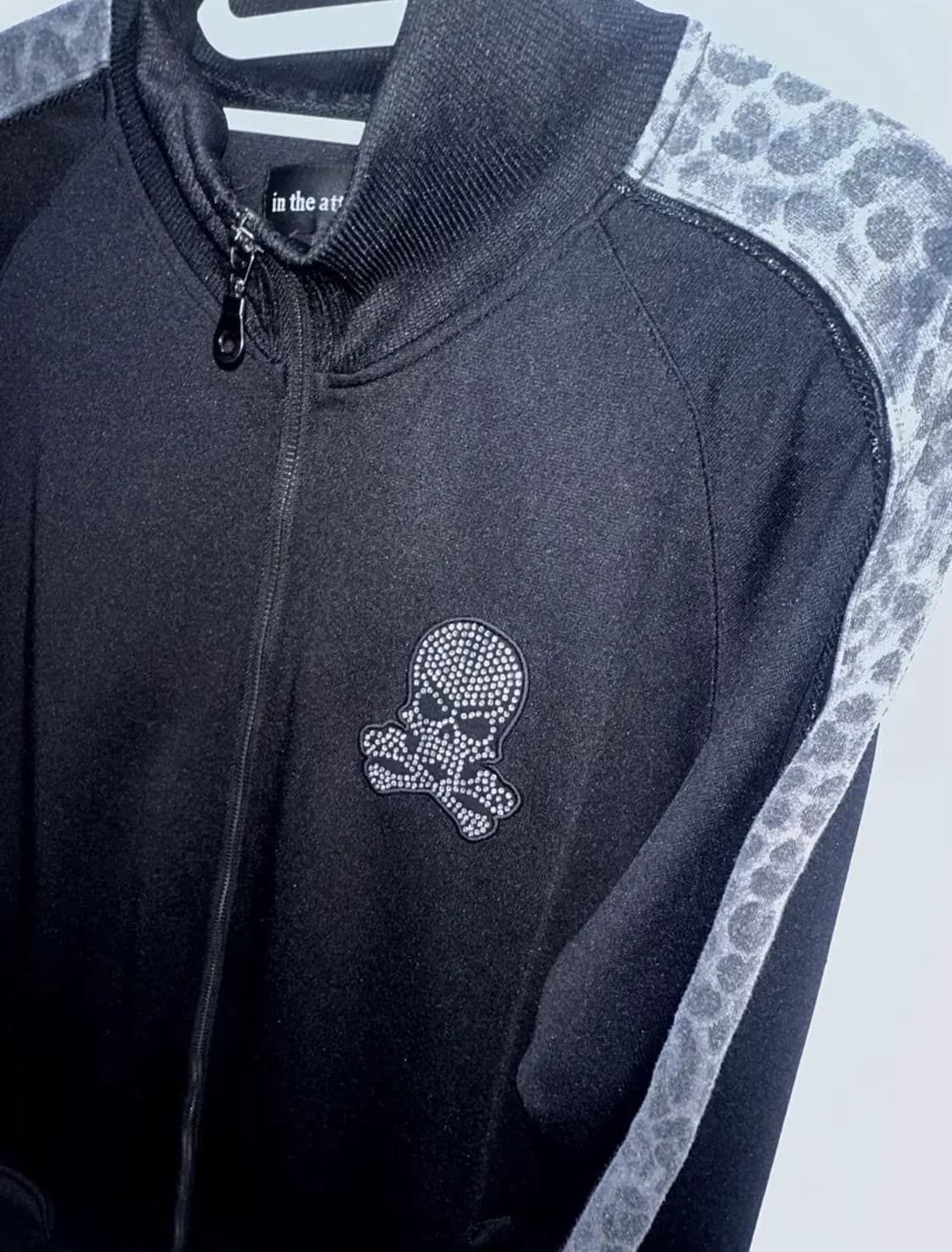 빈티지 레오파드 펑크 갸루 집업 상품이미지2