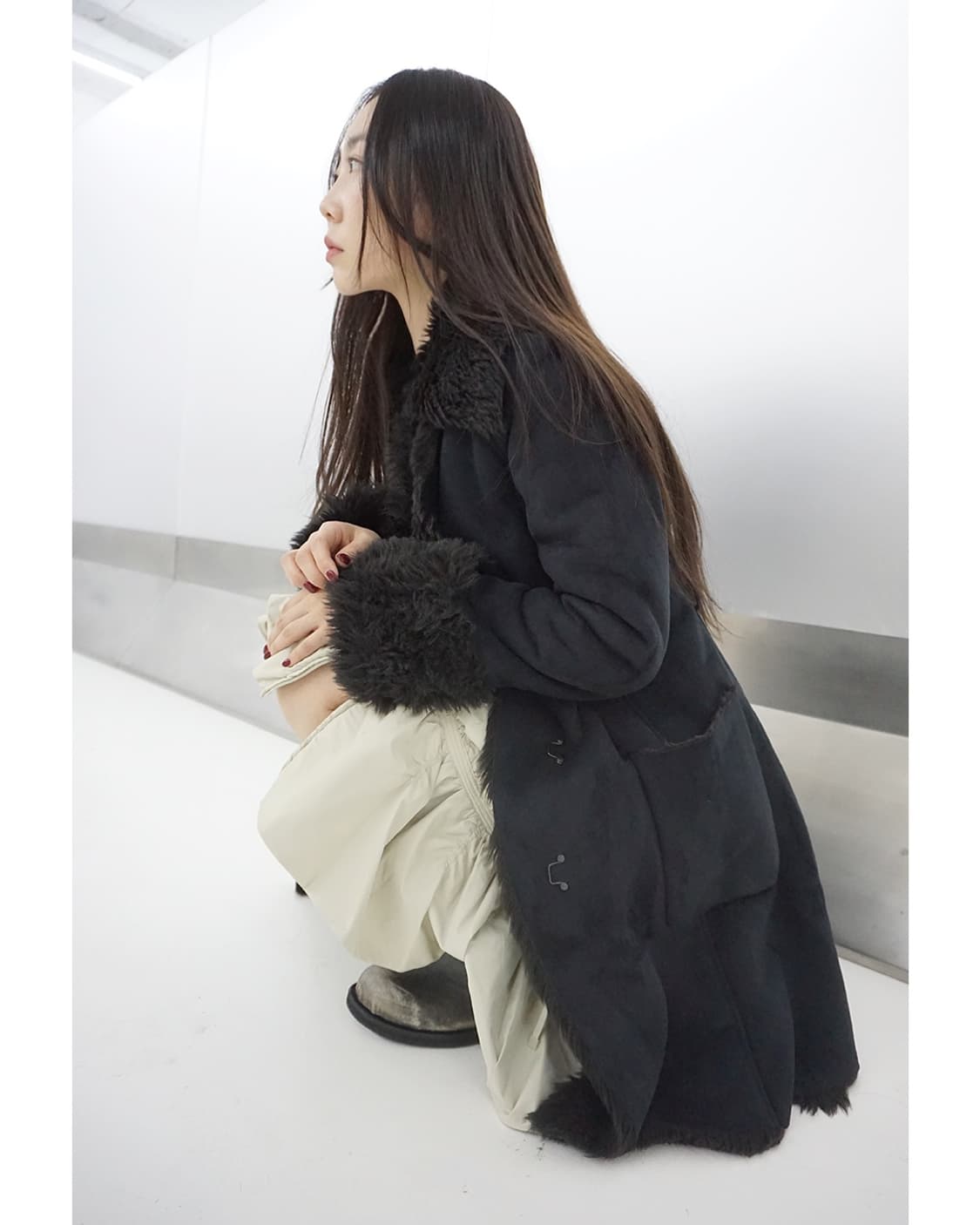 Armani excahnge fur jacket 상품이미지2