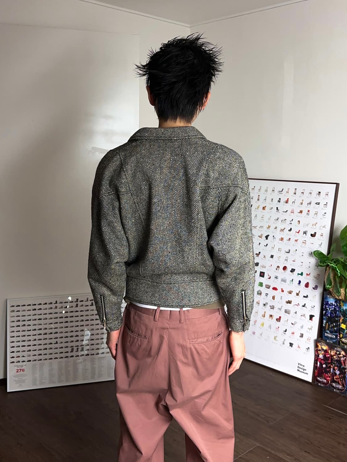 Ascot Tokyo Style 자카드 크롭 오버 봄버 상품이미지5