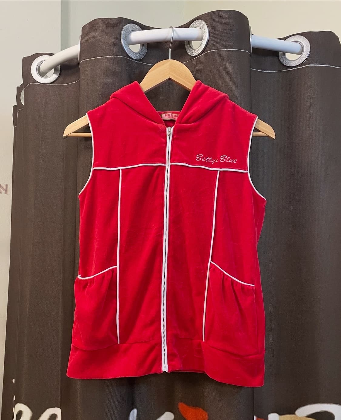 베티즈블루 벨벳 후디베스트 [무배] 상품이미지4