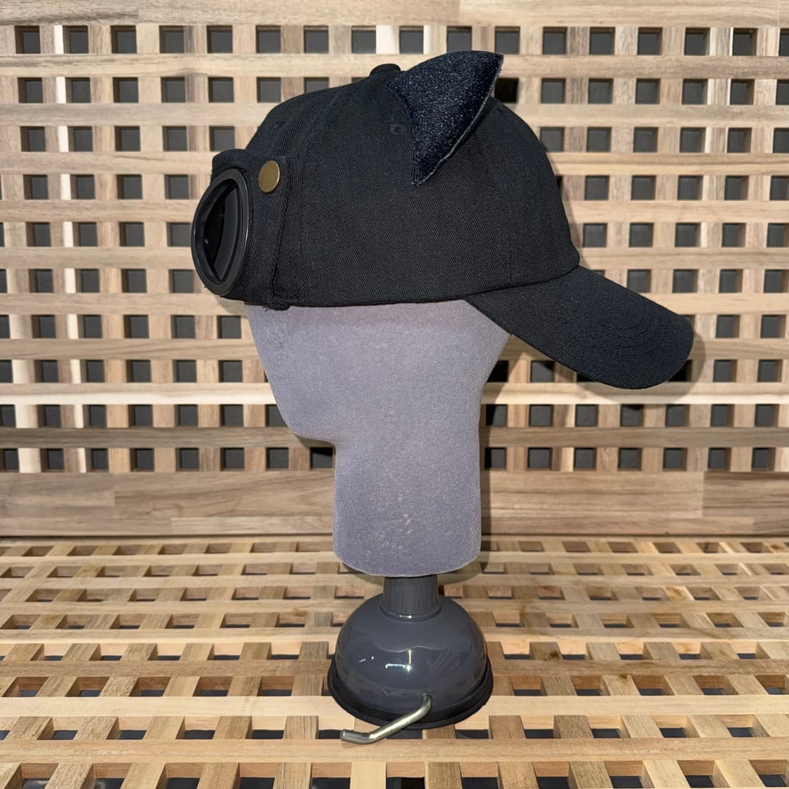 빈티지 고양이 고글 캡 상품이미지4