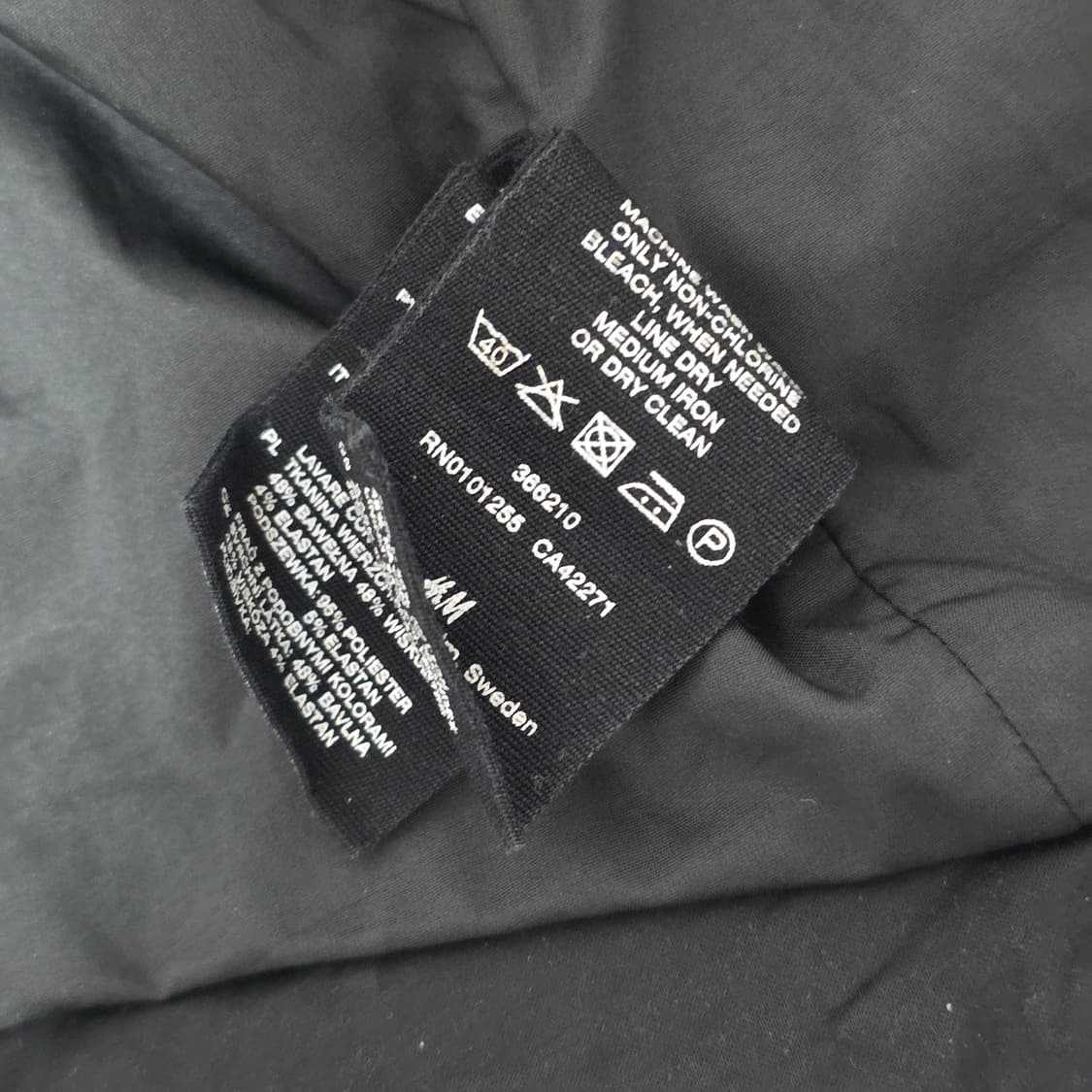 h&m 유럽판 고전빈티지)블랙 수트 조끼베스트 오네갸루고딕로리타정장y2k 상품이미지5