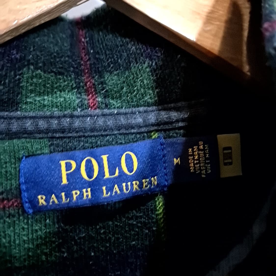 폴로 랄프로렌 하프집업 블랙와치 니트 상품이미지5