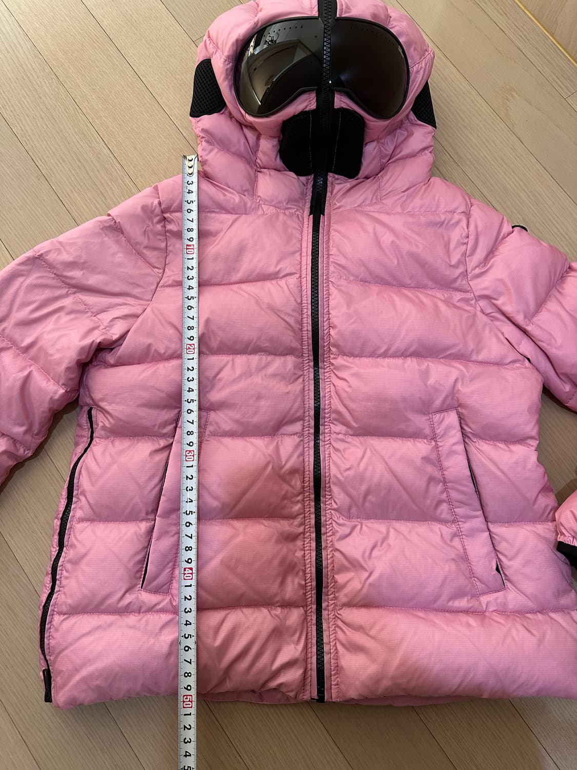 AI라이더즈 키즈 마이크로립스탑 오리털 고글패딩 10Y 상품이미지2