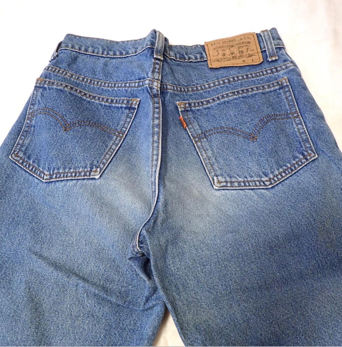 90s 리바이스 310 일제 오렌지탭 데님 팬츠 상품이미지2
