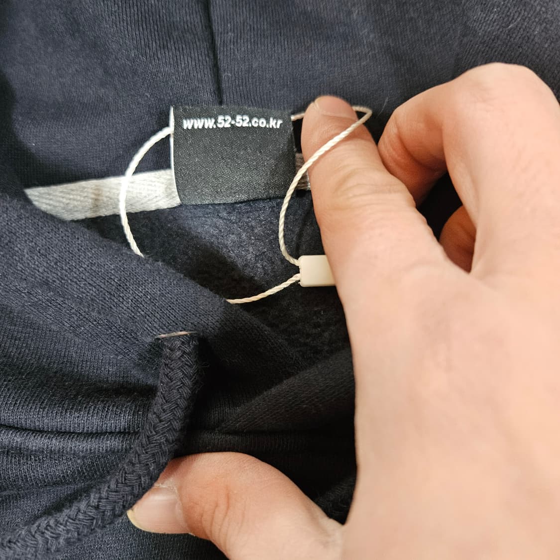 오아이오아이(OiOi) 시그니쳐 빅로고 기모 후드티셔츠 M 상품이미지4