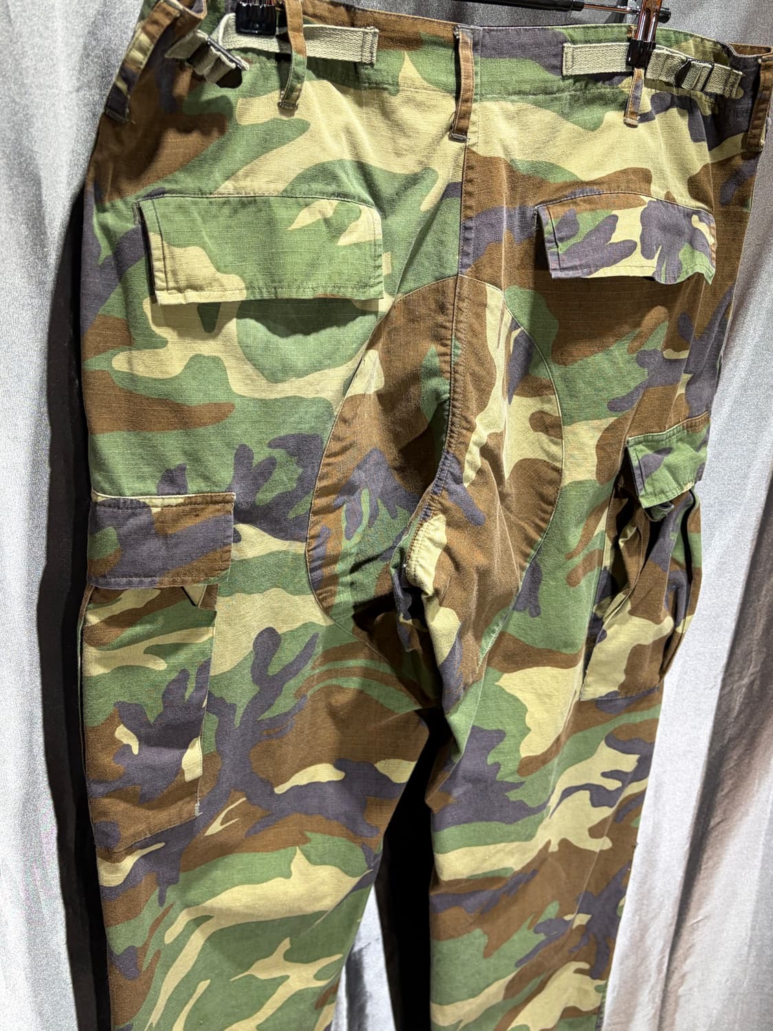 36in 오리지널 밀리터리 카모플라주 카고팬츠 상품이미지4