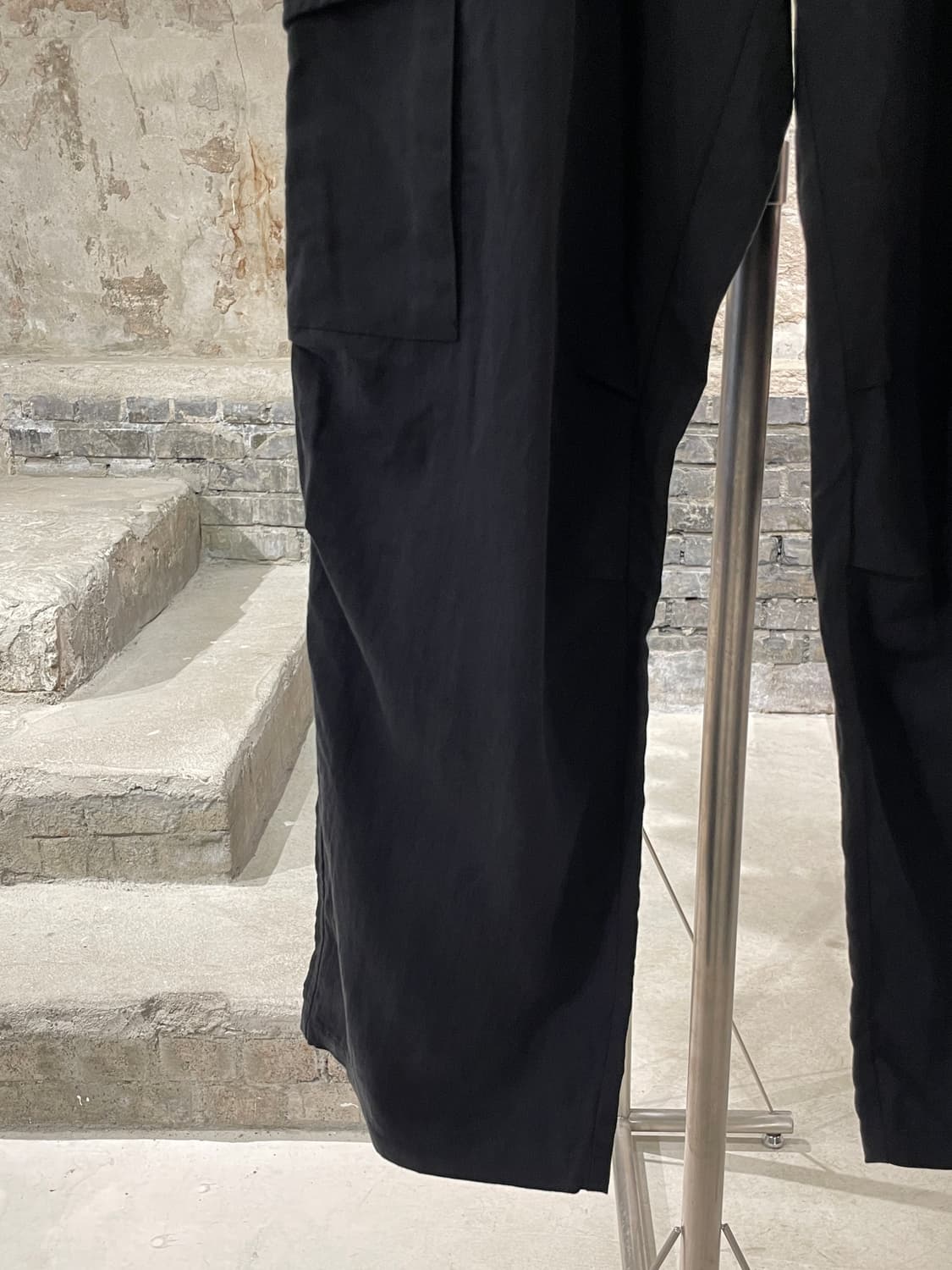 와이 쓰리 블랙 버클 코튼 카코 팬츠 상품이미지4