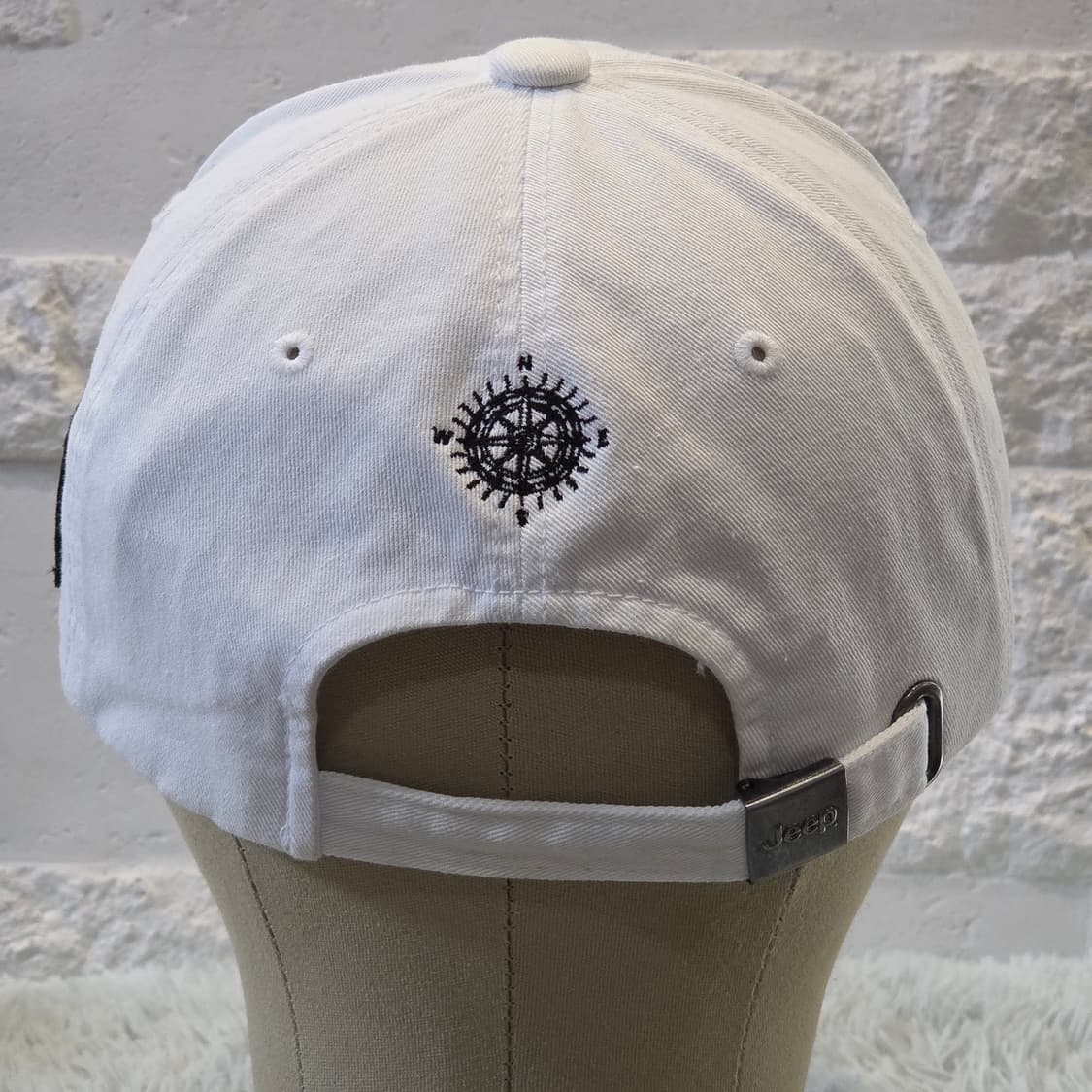 L8-5:지프 화이트 로고 볼캡 F(약 55~59cm 조절 가능) 상품이미지5