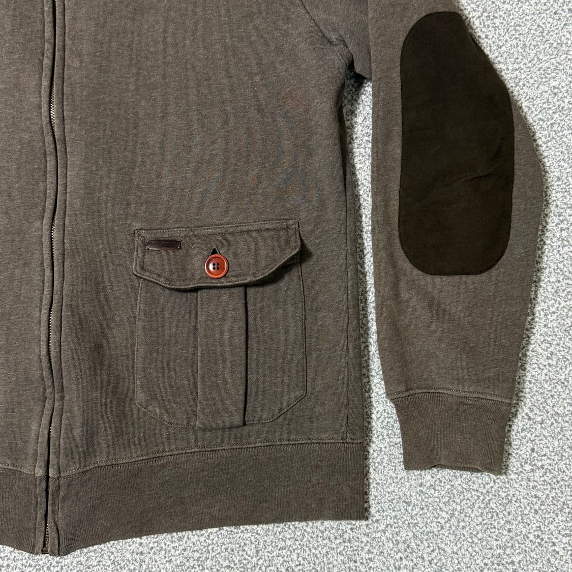 바버 내부 기모 집업 남성용 M 상품이미지9