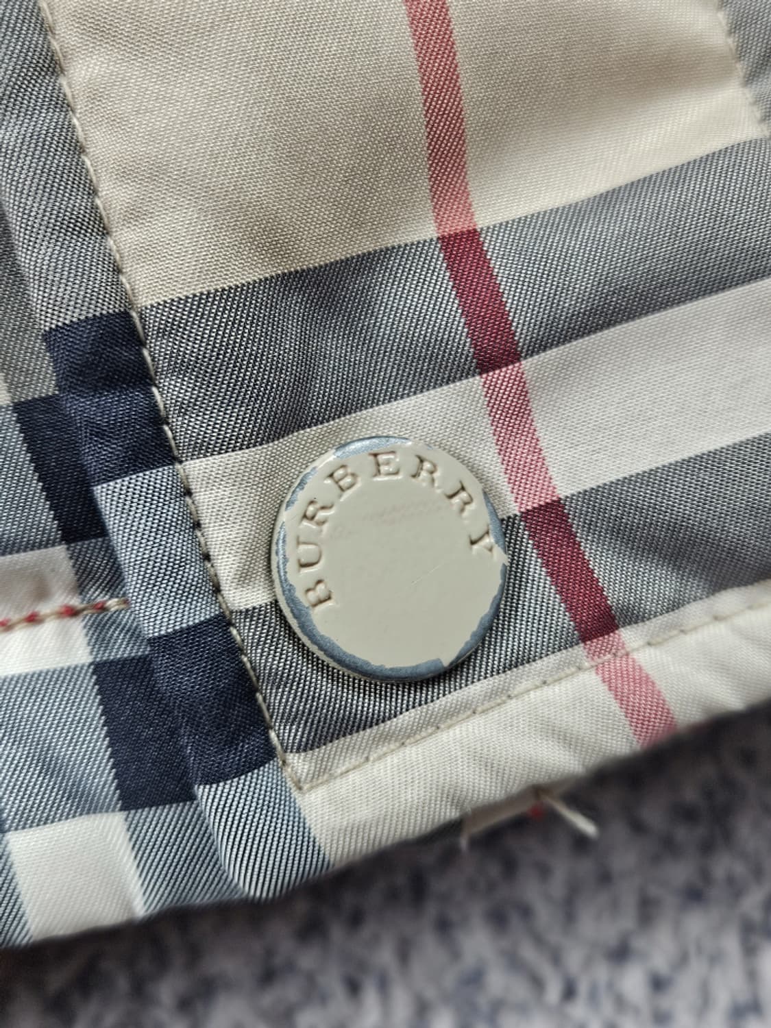 버버리 리버시블 덕다운 체크 패딩 베스트 ( XL ) / 10118 상품이미지6