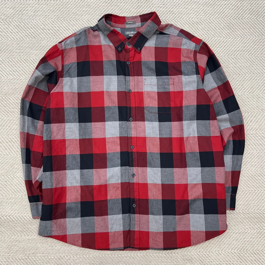 에디바우어 원포켓 체크셔츠 r2885 상품이미지1