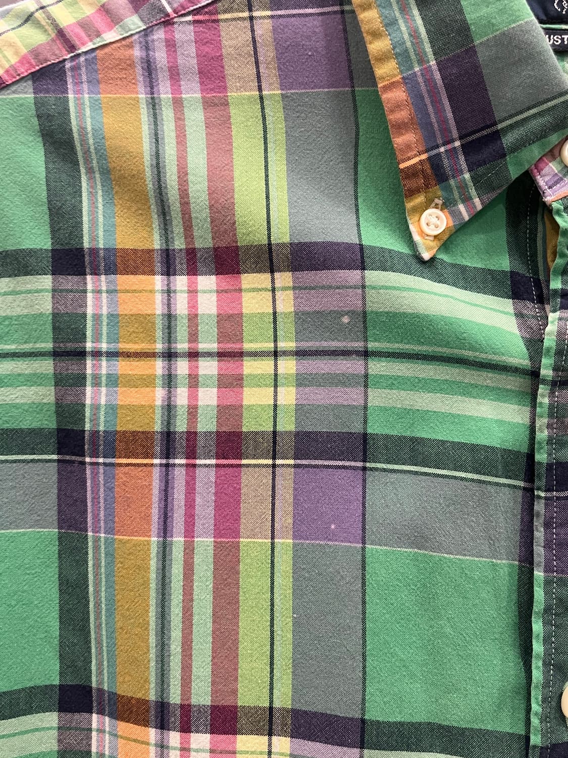 Polo RL 폴로 랄프로렌 CUSTOM FIT 체크 반팔 셔츠 상품이미지6