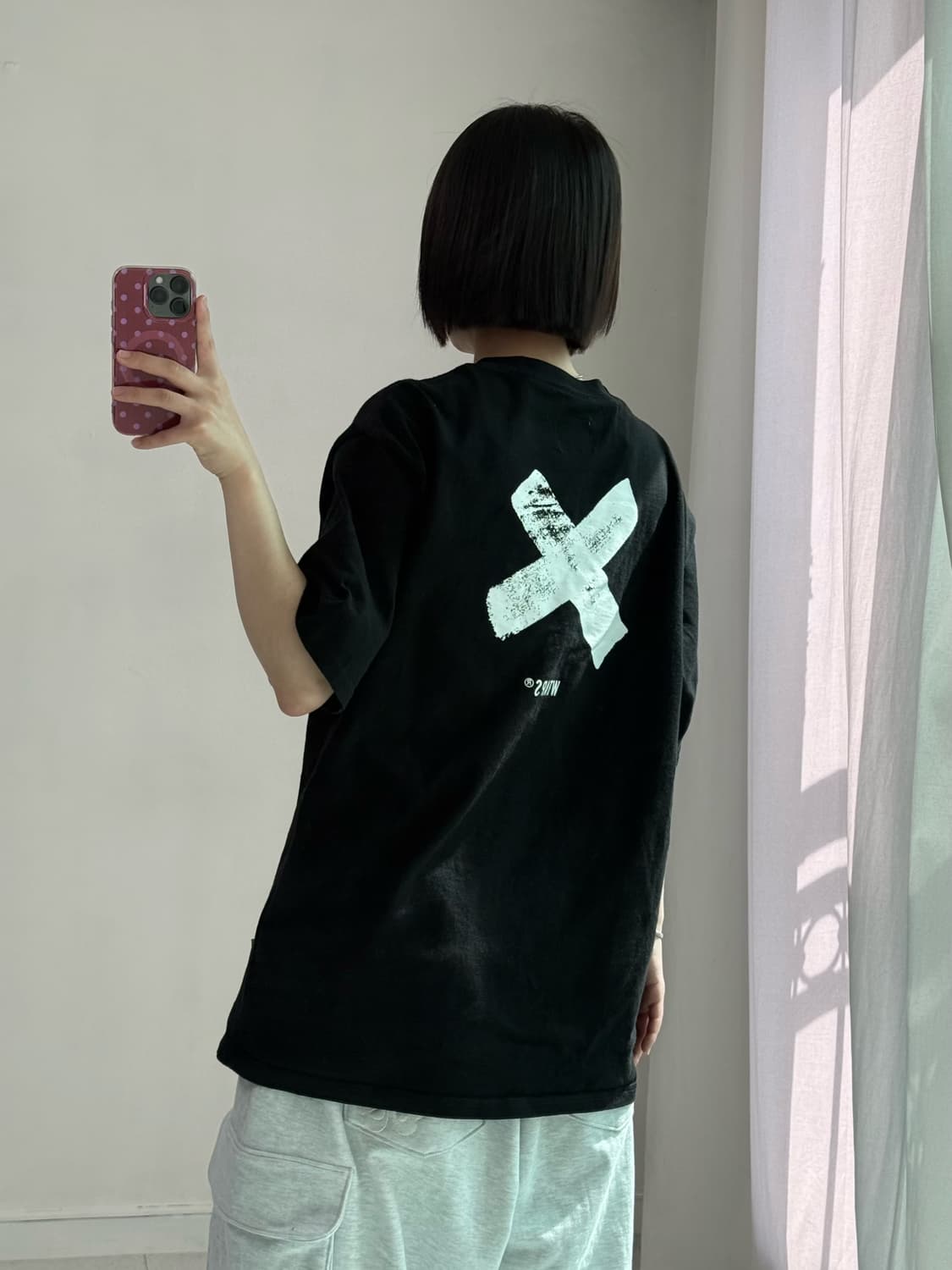 Wtaps 블랙 반팔티 상품이미지3