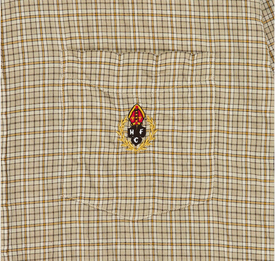 CREST WASHED MINI CHECK SHIRT / Beige 상품이미지3