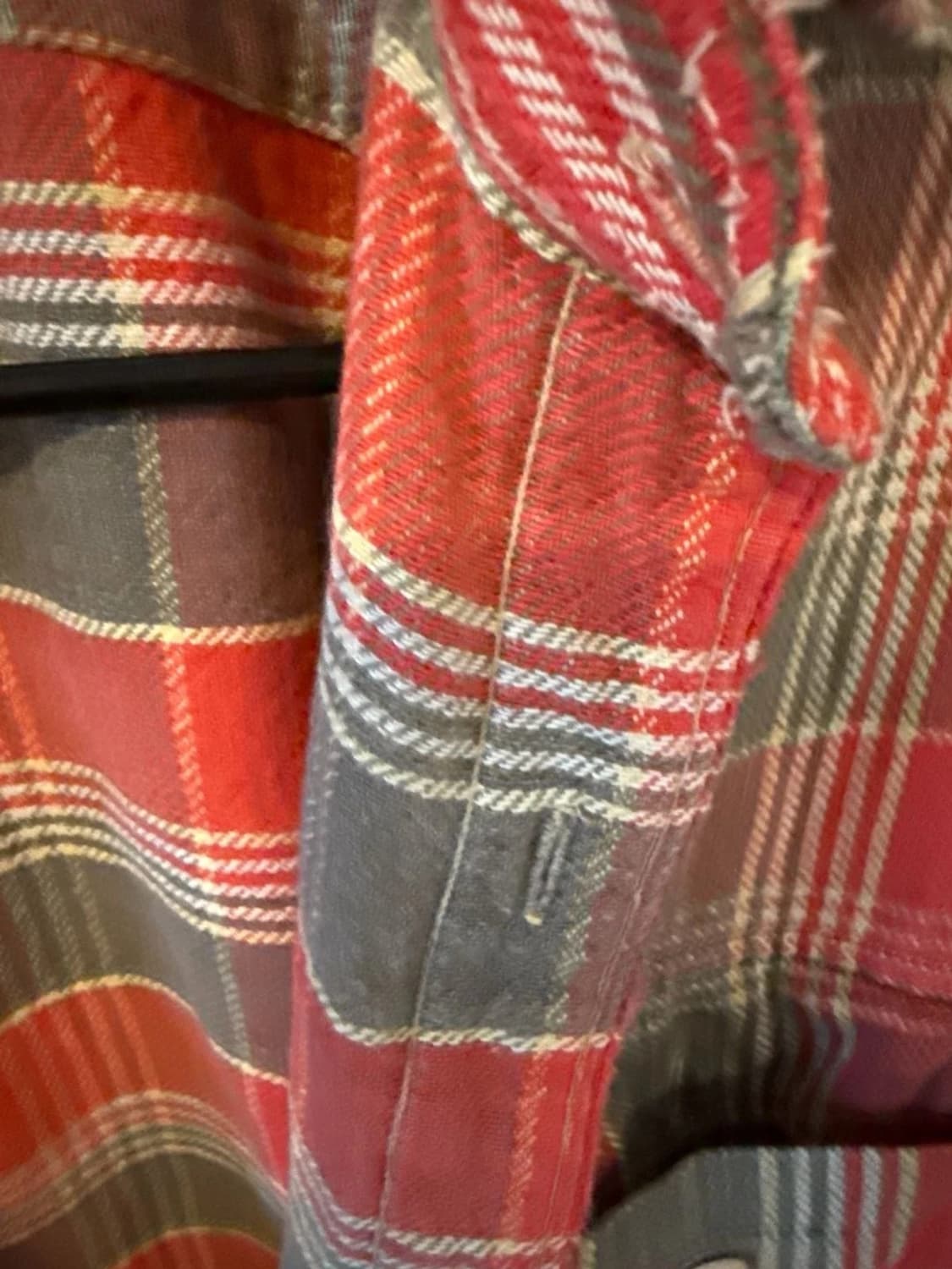 RRL 더블알엘 플레이드 트윌 워크셔츠 상품이미지4