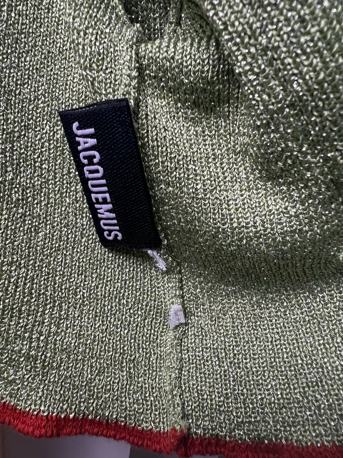 자쿠무스 반팔 니트 가디건 green 상품이미지2