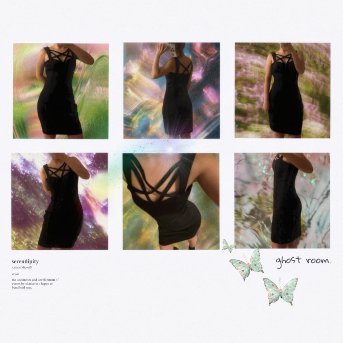 10s GUESS 글램무드 컷아웃 블랙 드레스 상품이미지2