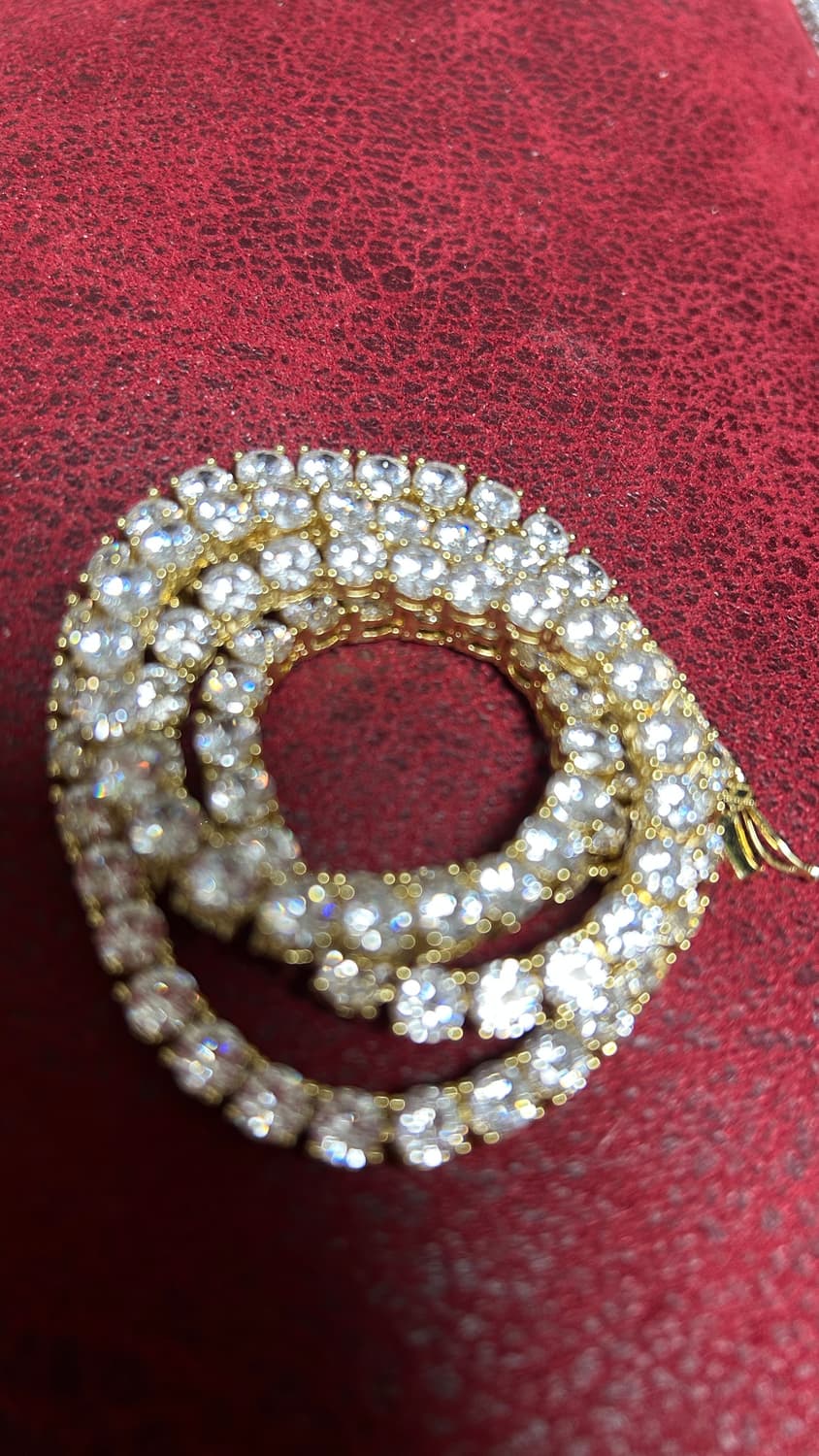 18K 도금 테니스 목걸이  상품이미지2