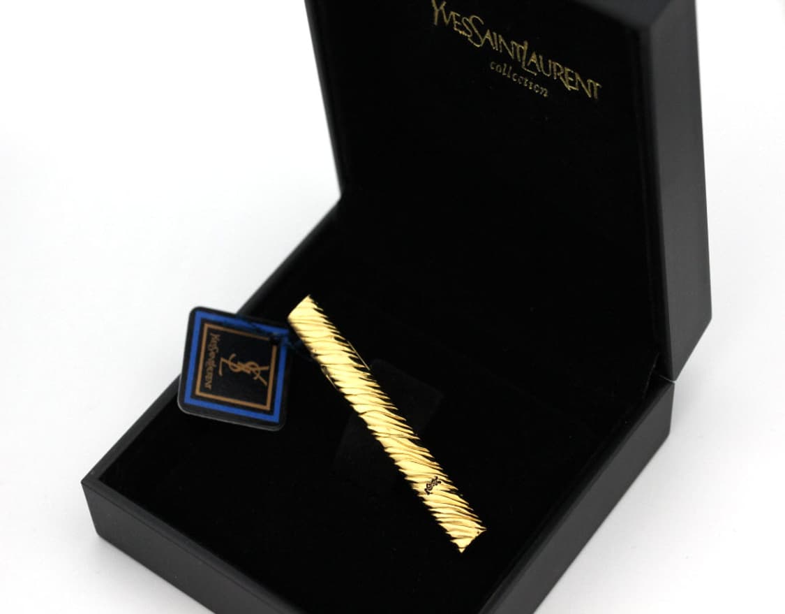 입생로랑 미사용 S등급 5.3cm 남자 명품 넥타이핀 빈티지 상품이미지1