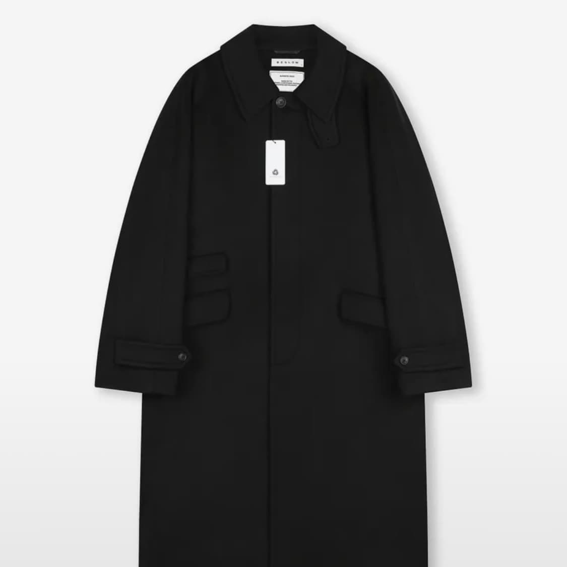 비슬로우 캐시미어 발마칸 블랙 상품이미지4