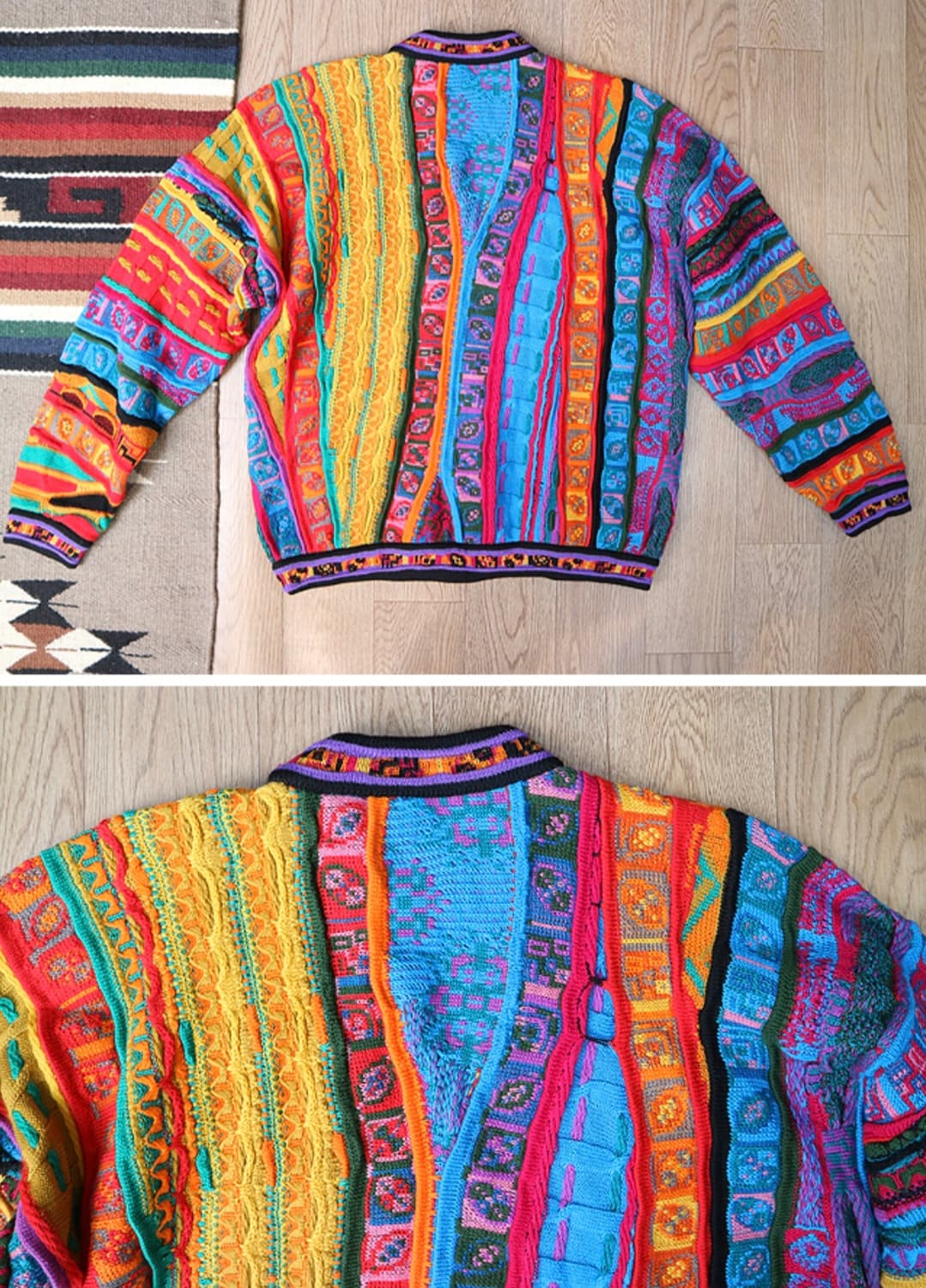 호주메이드 90S  coogi 쿠지 울100% 빈티지 입체 스웨터

 상품이미지7