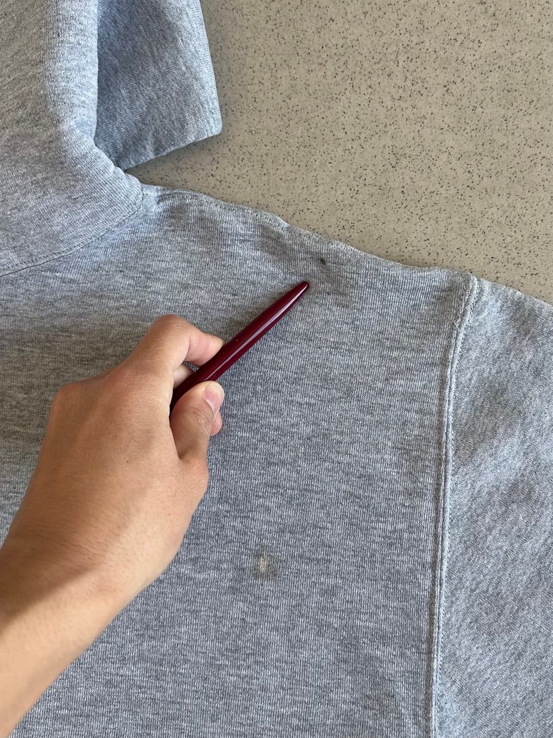 90s 빈티지 러셀 후드 그레이 L USA 상품이미지7