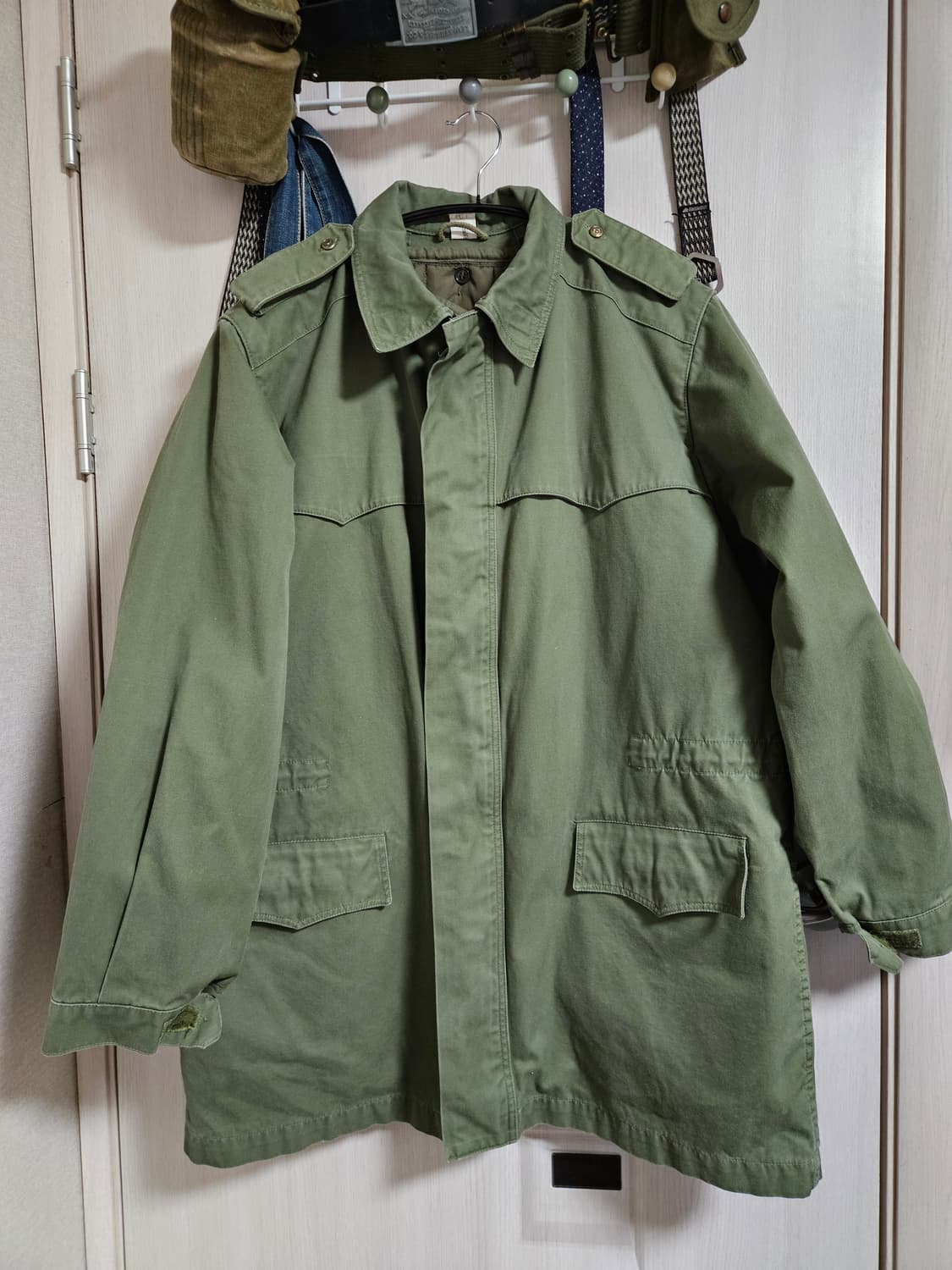 90s 이탈리아군 야상 내피 포함 필드자켓 밀리터리 상품이미지1