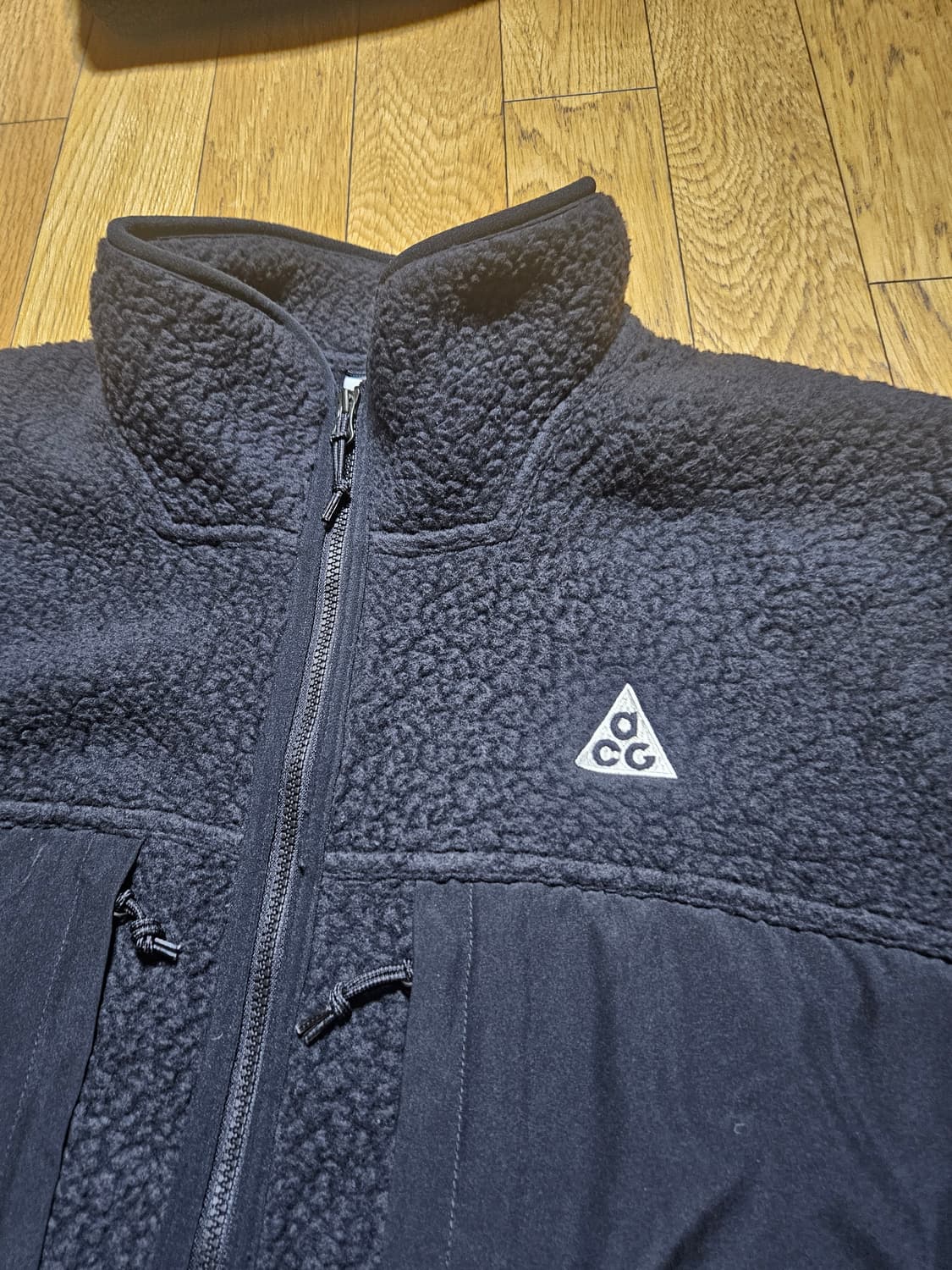 나이키 acg 아크틱 울프 블랙 플리스 후리스 자켓 쉐르파 상품이미지4