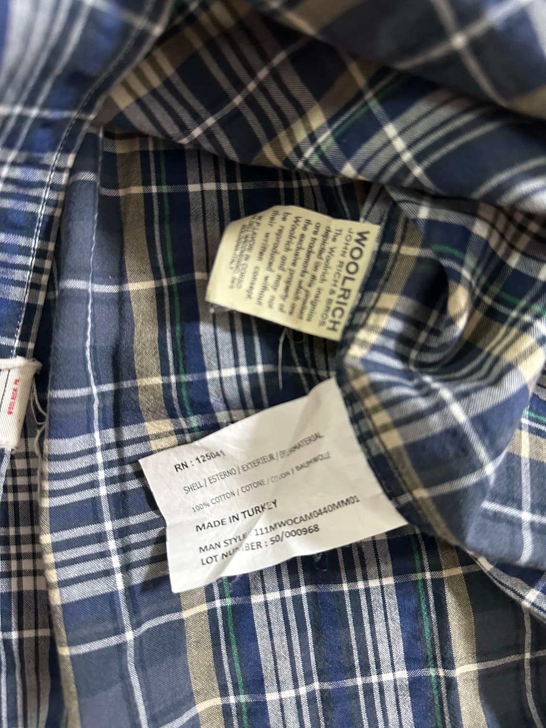 WOOLRICH 체크 셔츠 /034 상품이미지5