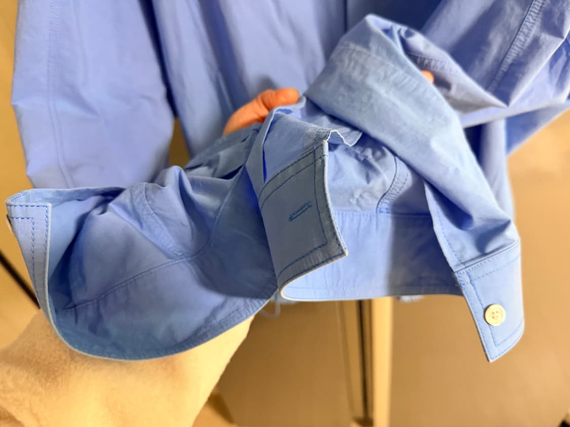 준지 스트링셔츠 초판 블루 상품이미지5