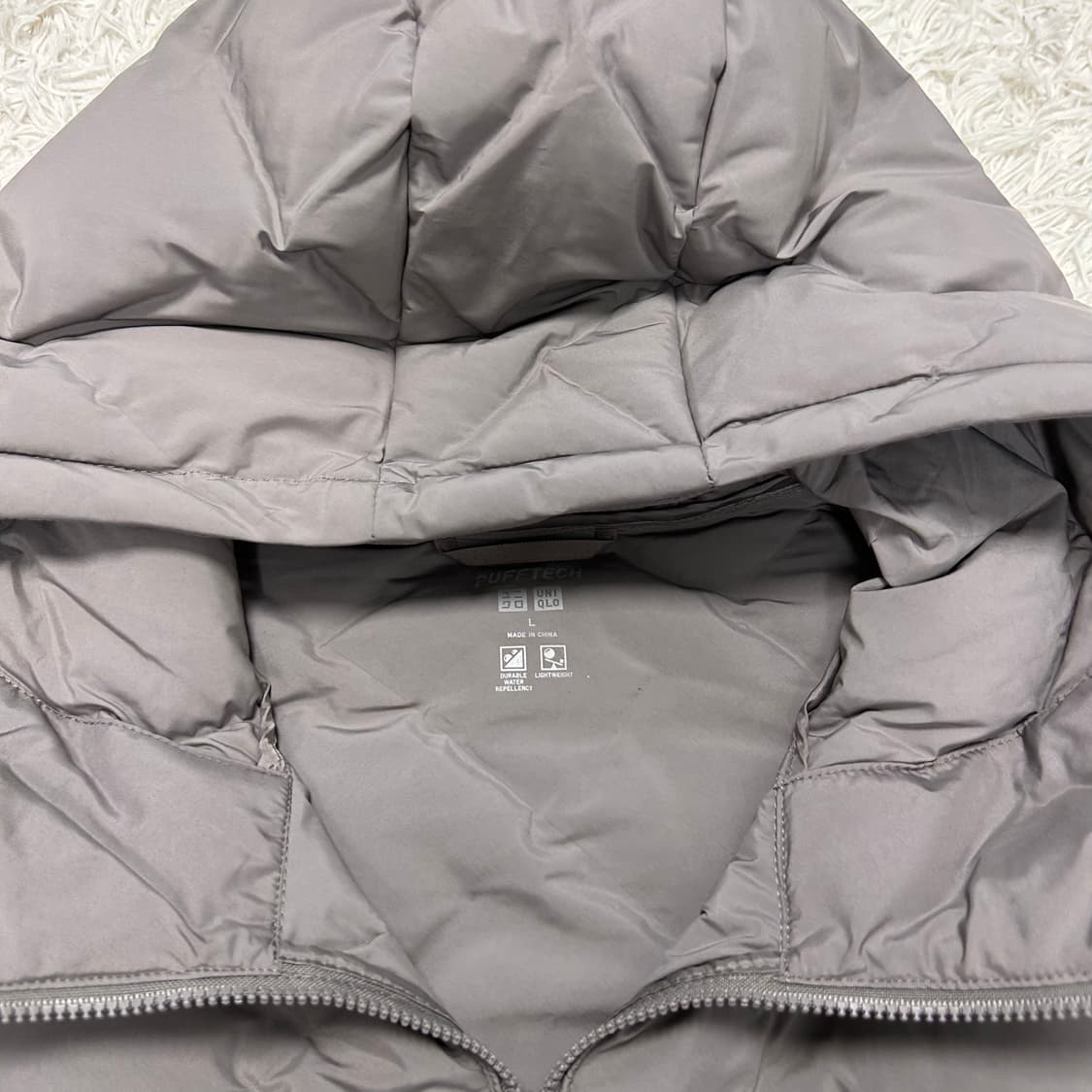 Uniqlo Taupe Grey Pufftech Down padding 상품이미지6