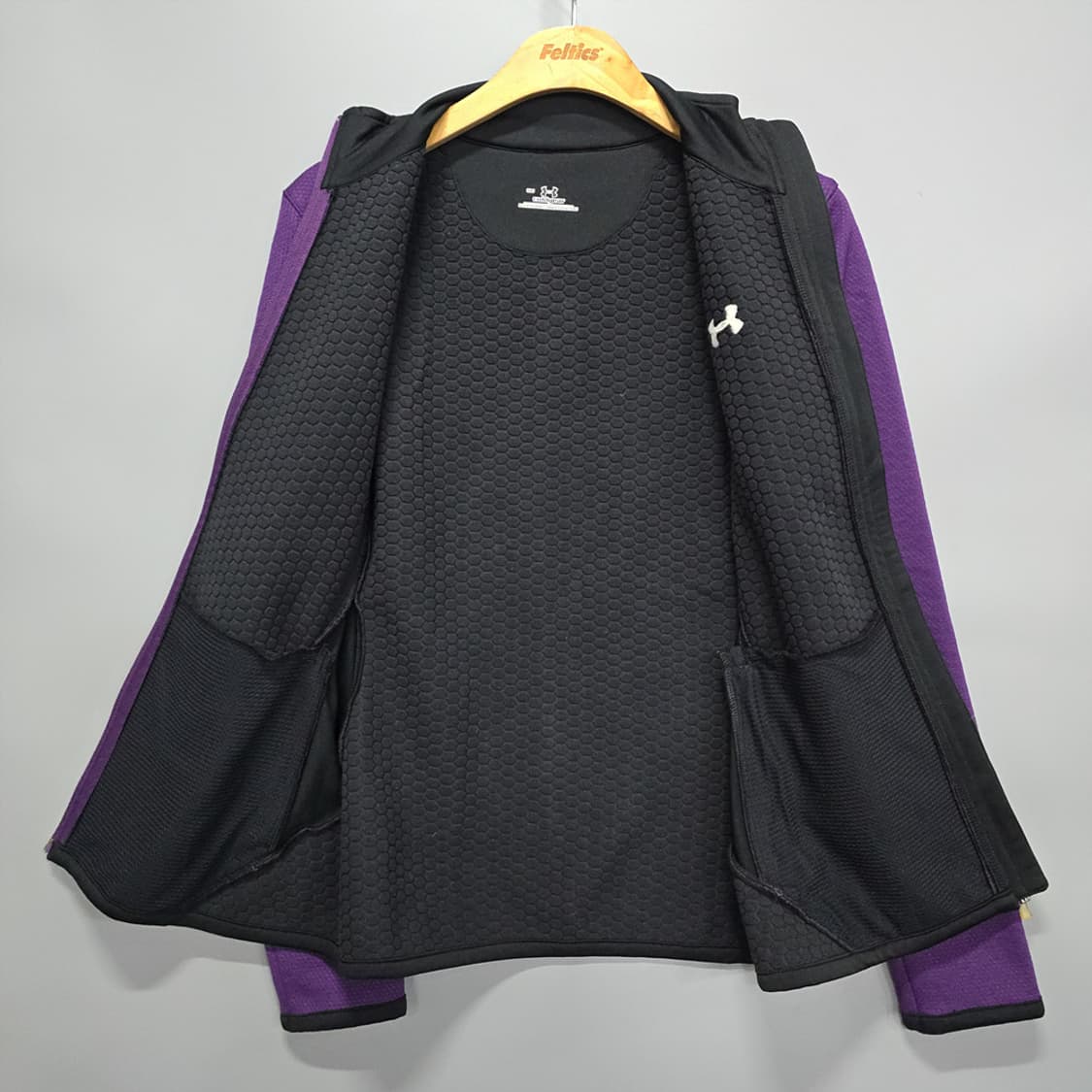 언더아머(Under Armour) 콜드기어 집업 자켓 퍼플 S 상품이미지4