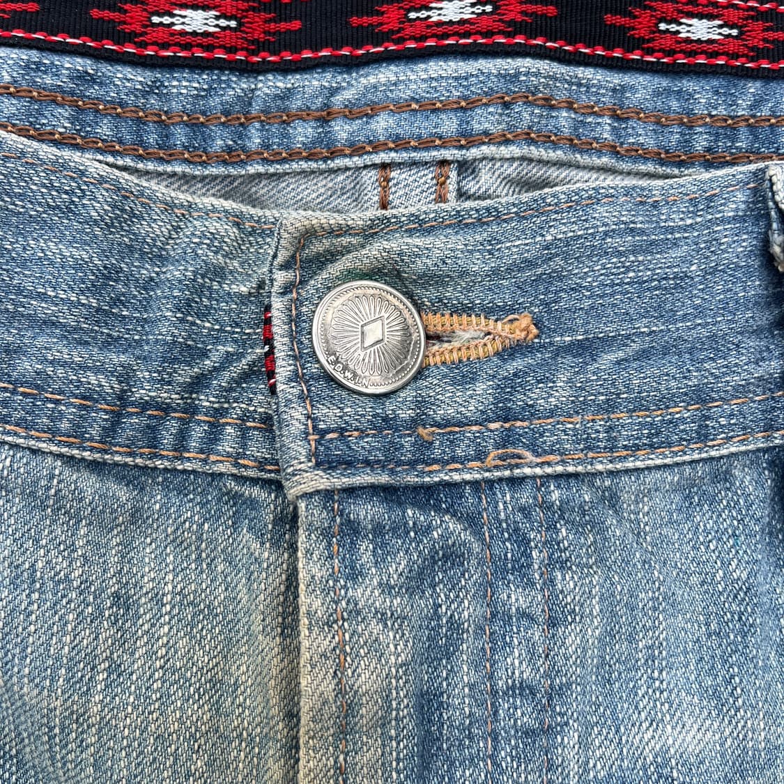 EDWIN(MADE JAPAN)빈티지 웨스턴 나바호팬츠(실측확인) 상품이미지4